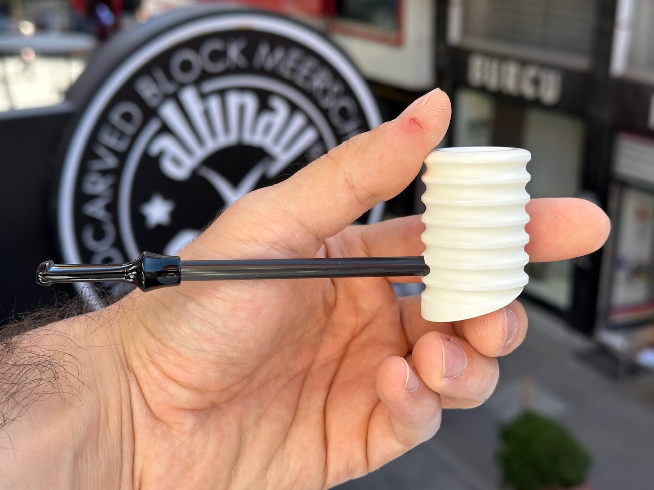 altinay-carbon-fiber-pfeife-poker-meerschaum-modern image 3