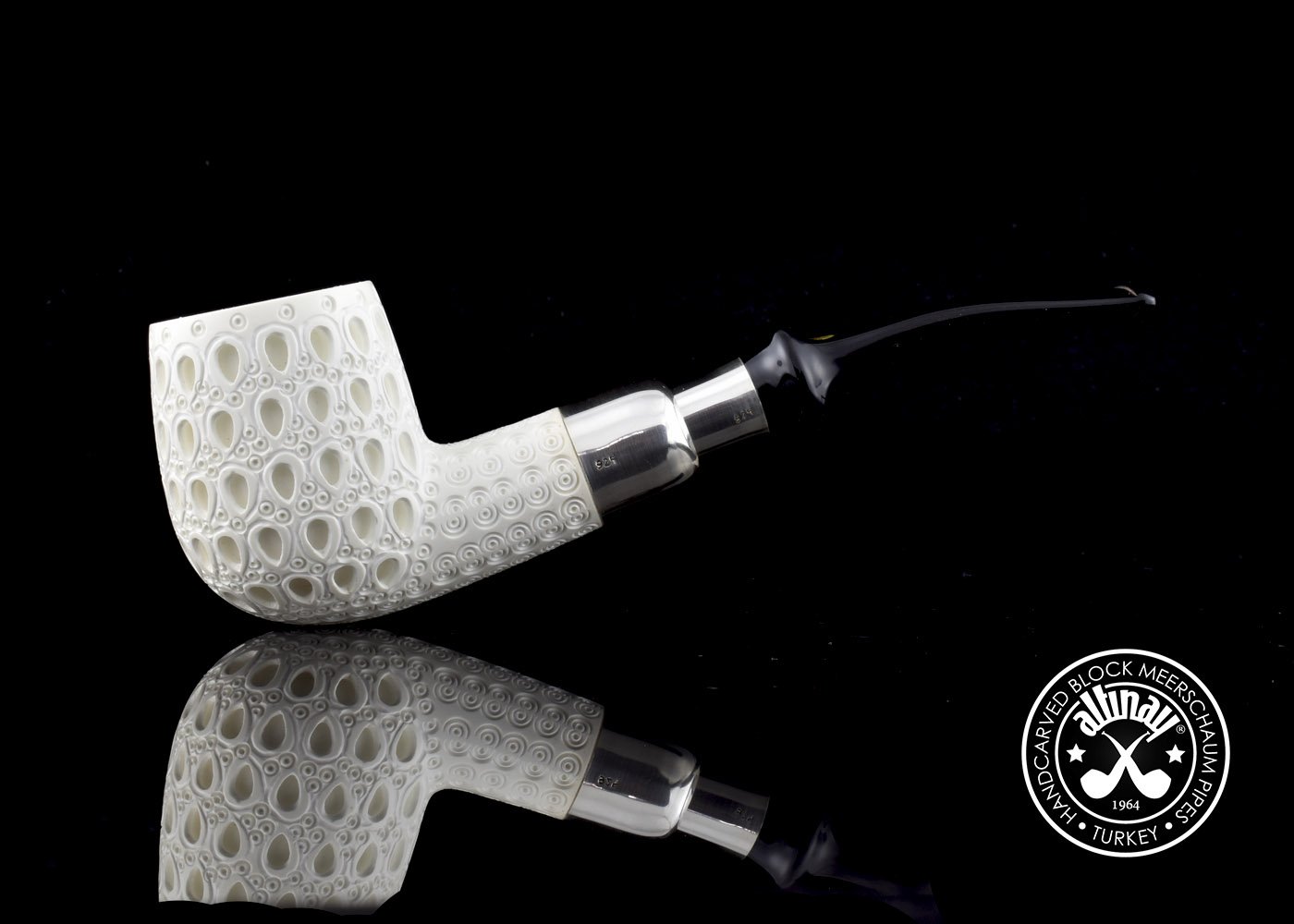altinay-spigot-bent-billiard-meerschaumpfeife-natur image 4