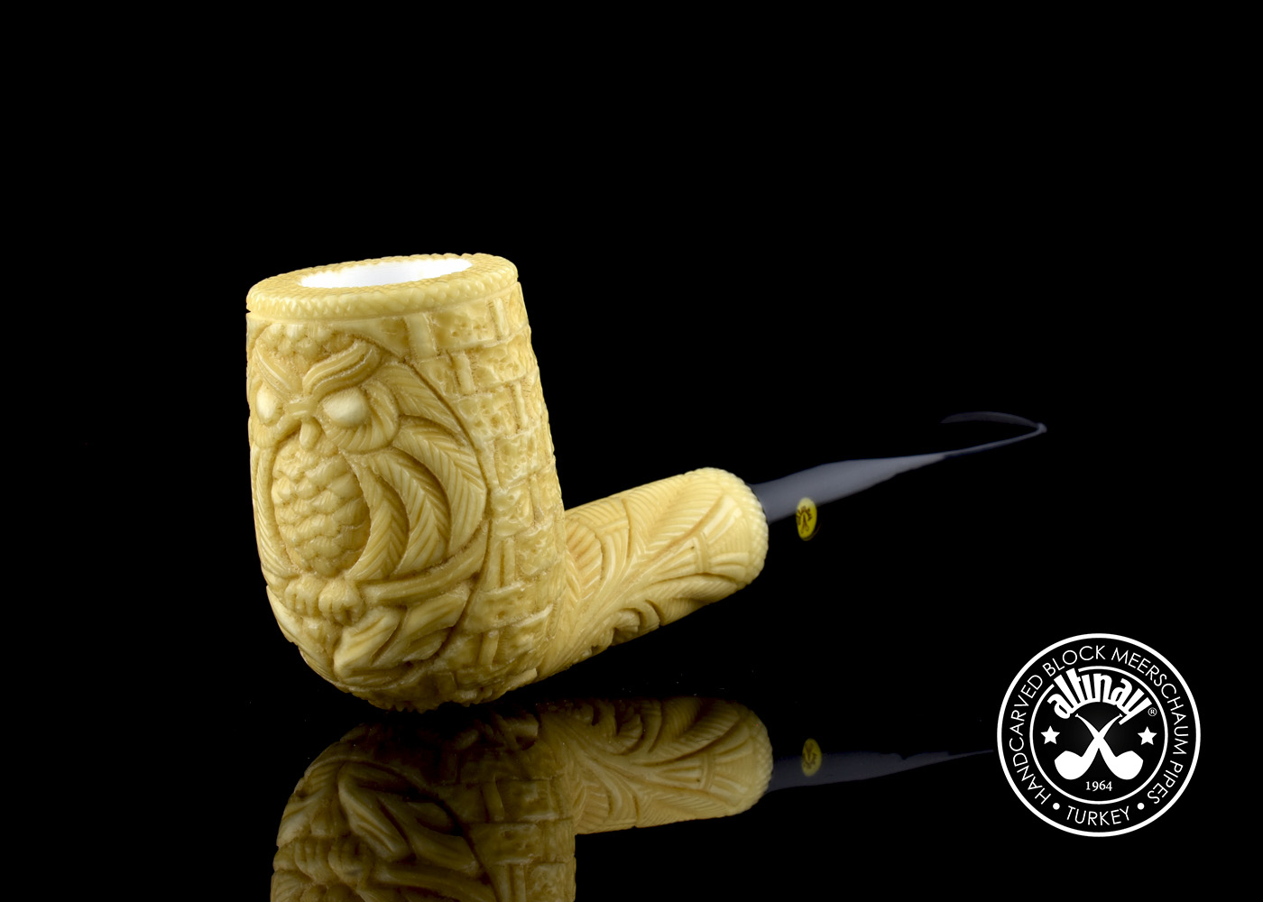 altinay-classic-billiard-eule-meerschaumpfeife image 6