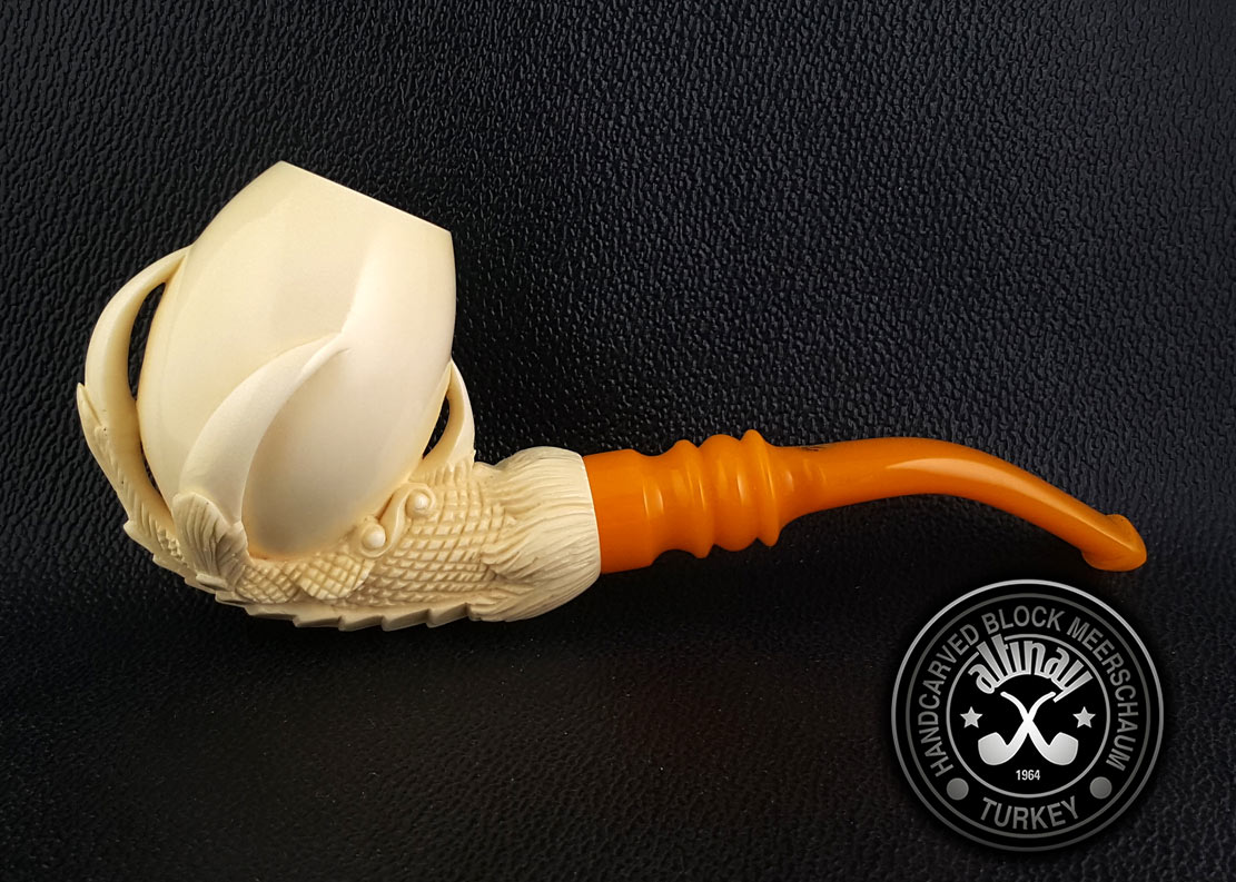altinay-eagle-s-claw-meerschaumpfeife-figural-geschnitzt image 2