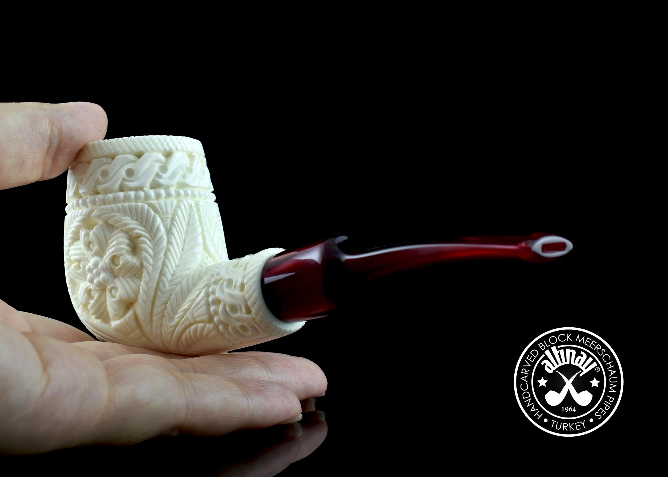 altinay-classic-billiard-meerschaumpfeife-glatt-gerade-6 image 5