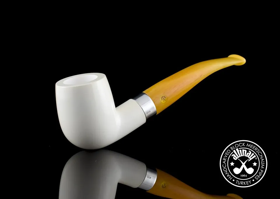 altinay-classic-half-bent-meerschaumpfeife-silberband-2 image 1