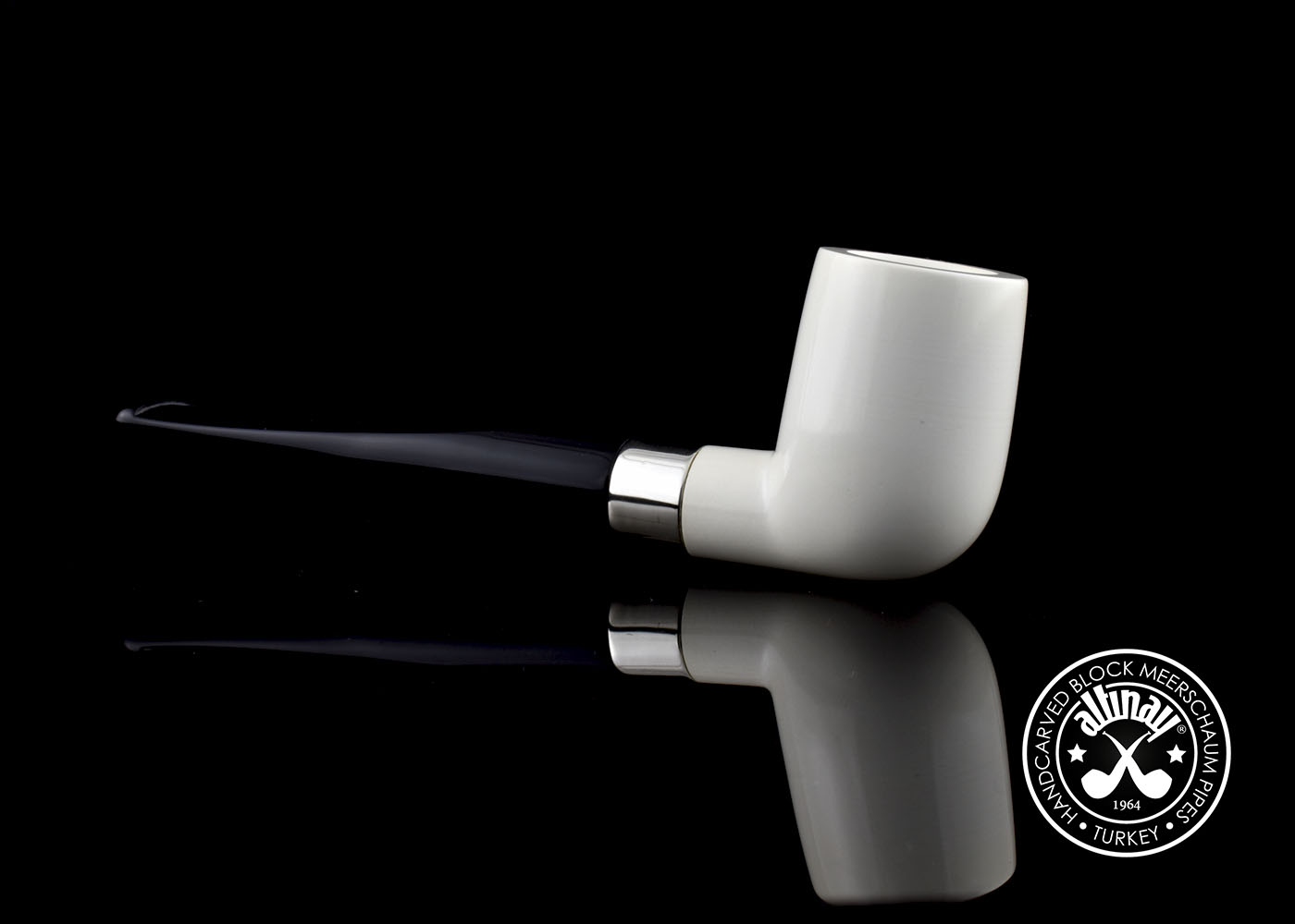 altinay-classic-billiard-meerschaumpfeife-mit-silberband-5 image 3