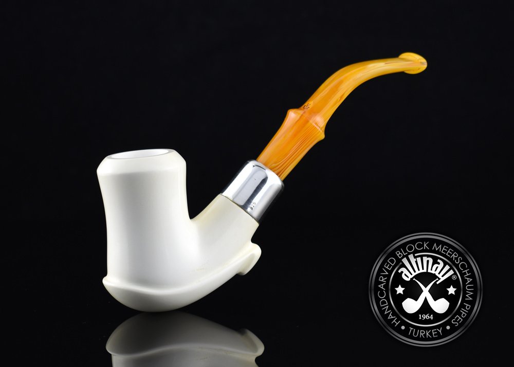 altinay-spigot-army-bent-silver-army-meerschaumpfeife-halbbent image 2