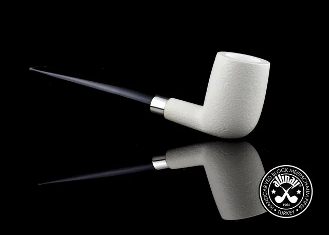 altinay-classic-bing-billiard-meerschaumpfeife-silberring-2 image 1