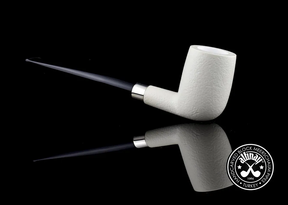 altinay-classic-bing-billiard-meerschaumpfeife-silberring-2 image 1
