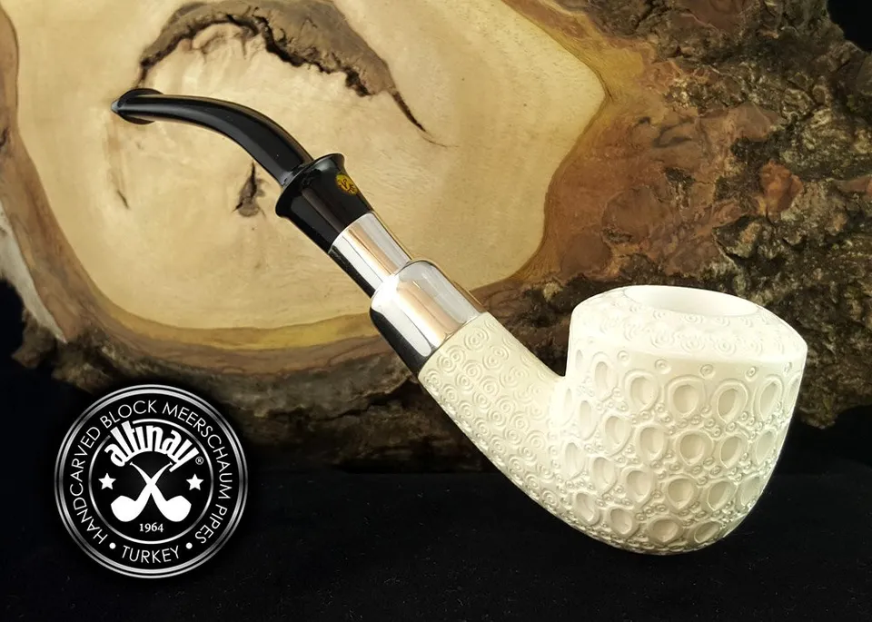 altinay-spigot-dublin-silber-meerschaumpfeife-mit-etui image 1