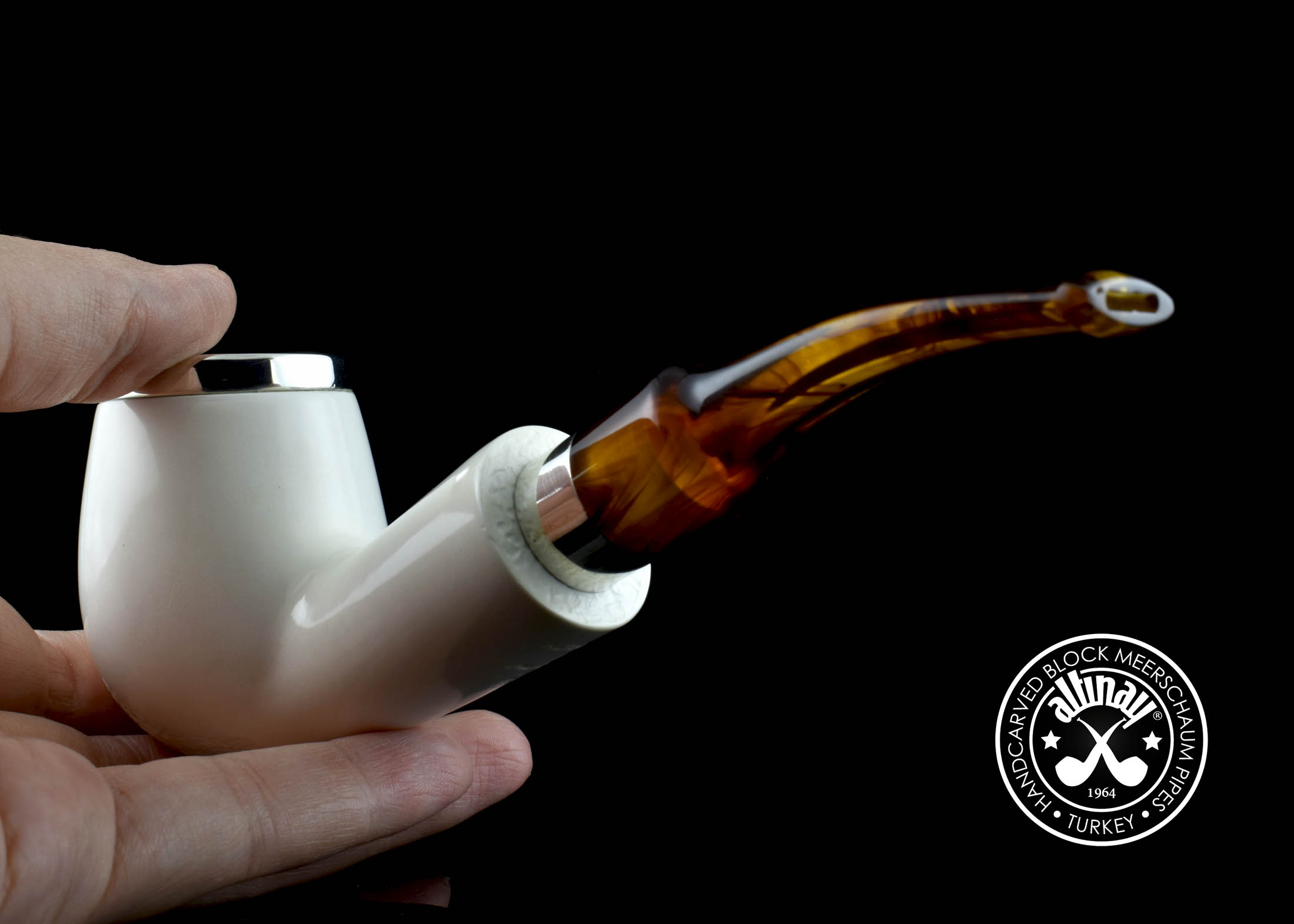 altinay-classic-52254-meerschaumpfeife-brandy-silberband image 4