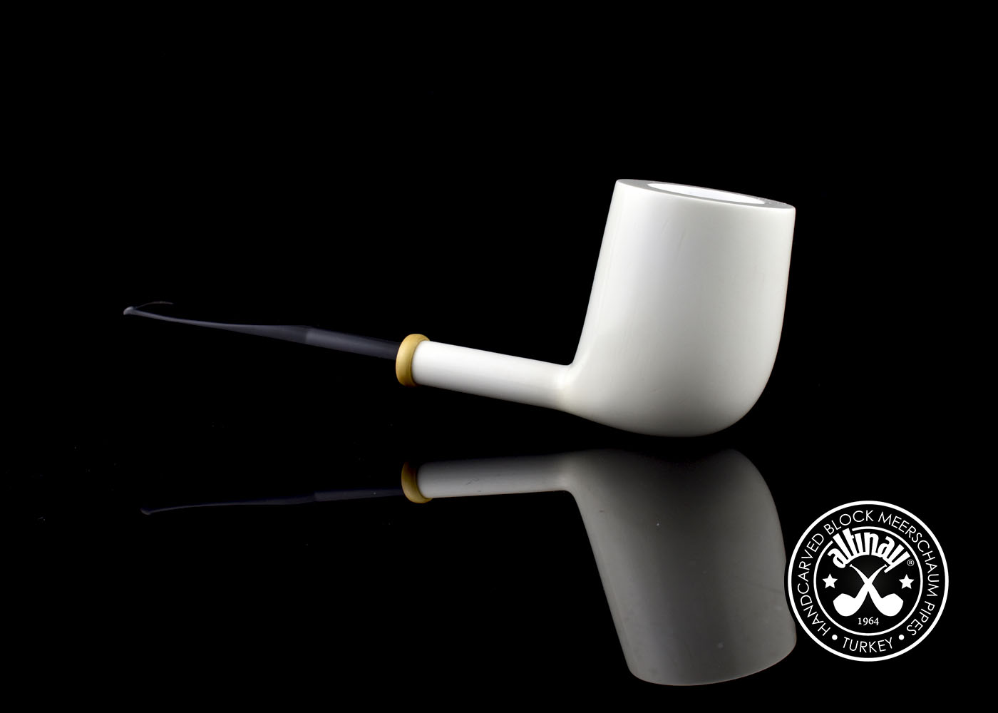 altinay-carbon-billiard-meerschaumpfeife-carbon-inlay image 3