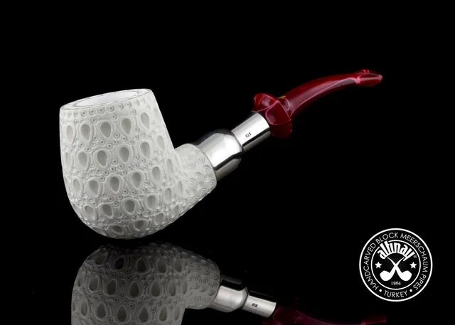 altinay-spigot-army-billiard-silver-spigot-meerschaumpfeife-gerade image 1