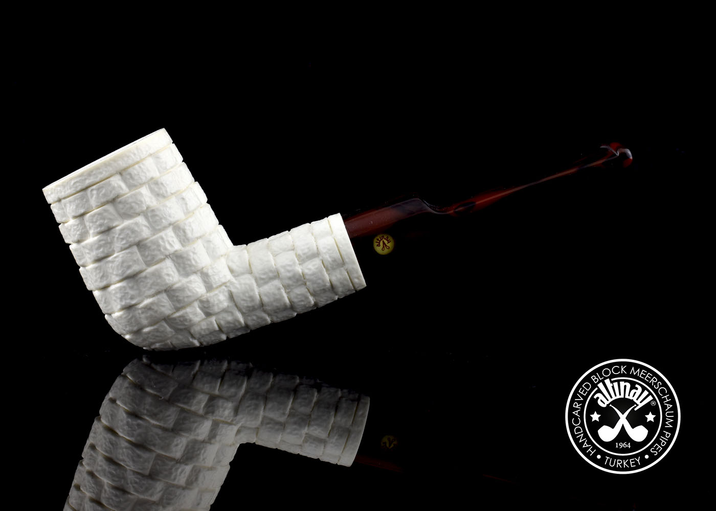 altinay-classic-billiard-meerschaumpfeife-natur-handgeschnitzt image 2