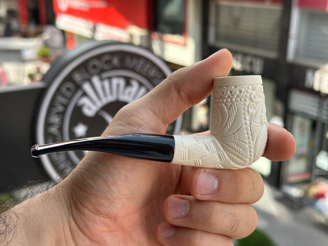 altinay-classic-billiard-dragon-meerschaumpfeife-handgeschnitzt image 4
