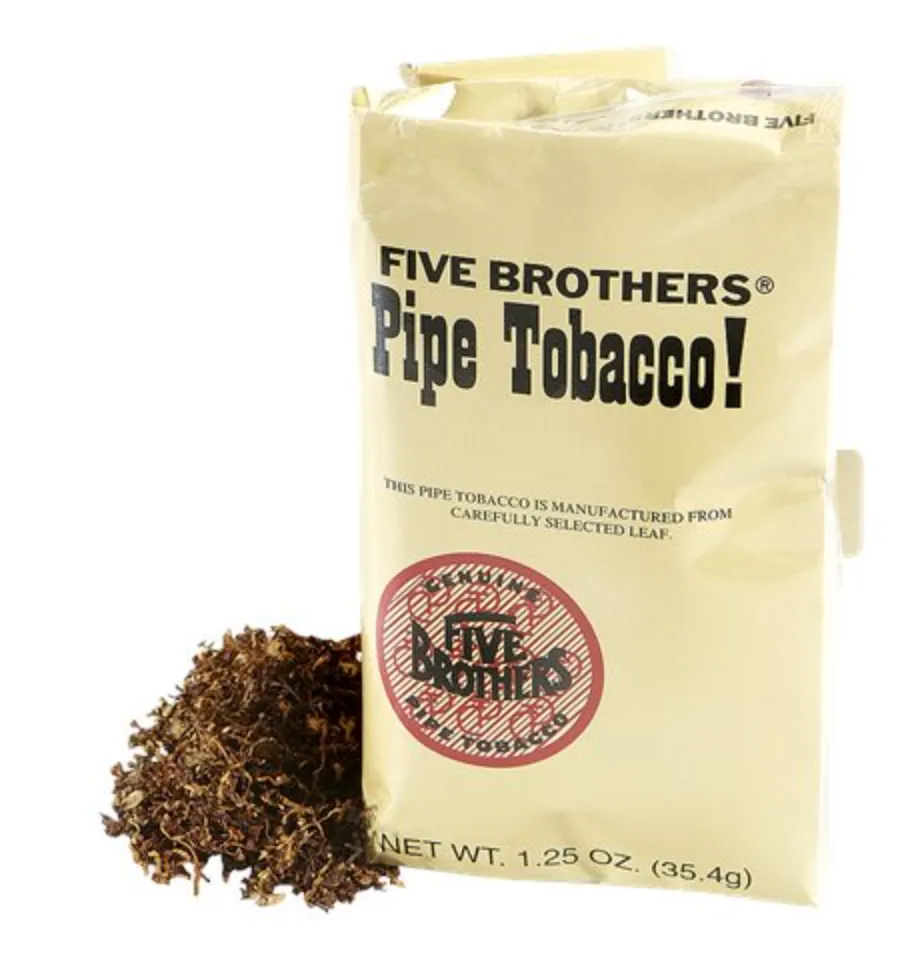 five-brothers-pfeifentabak-pouch-1-25oz-burley-stark image 1