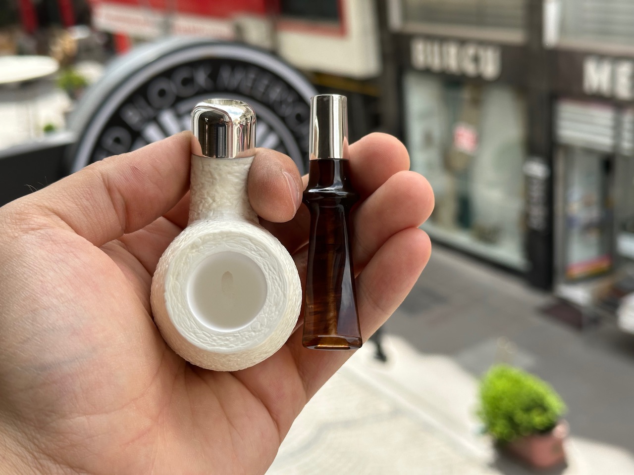 altinay-spigot-army-apple-meerschaumpfeife-silber-spigot image 6
