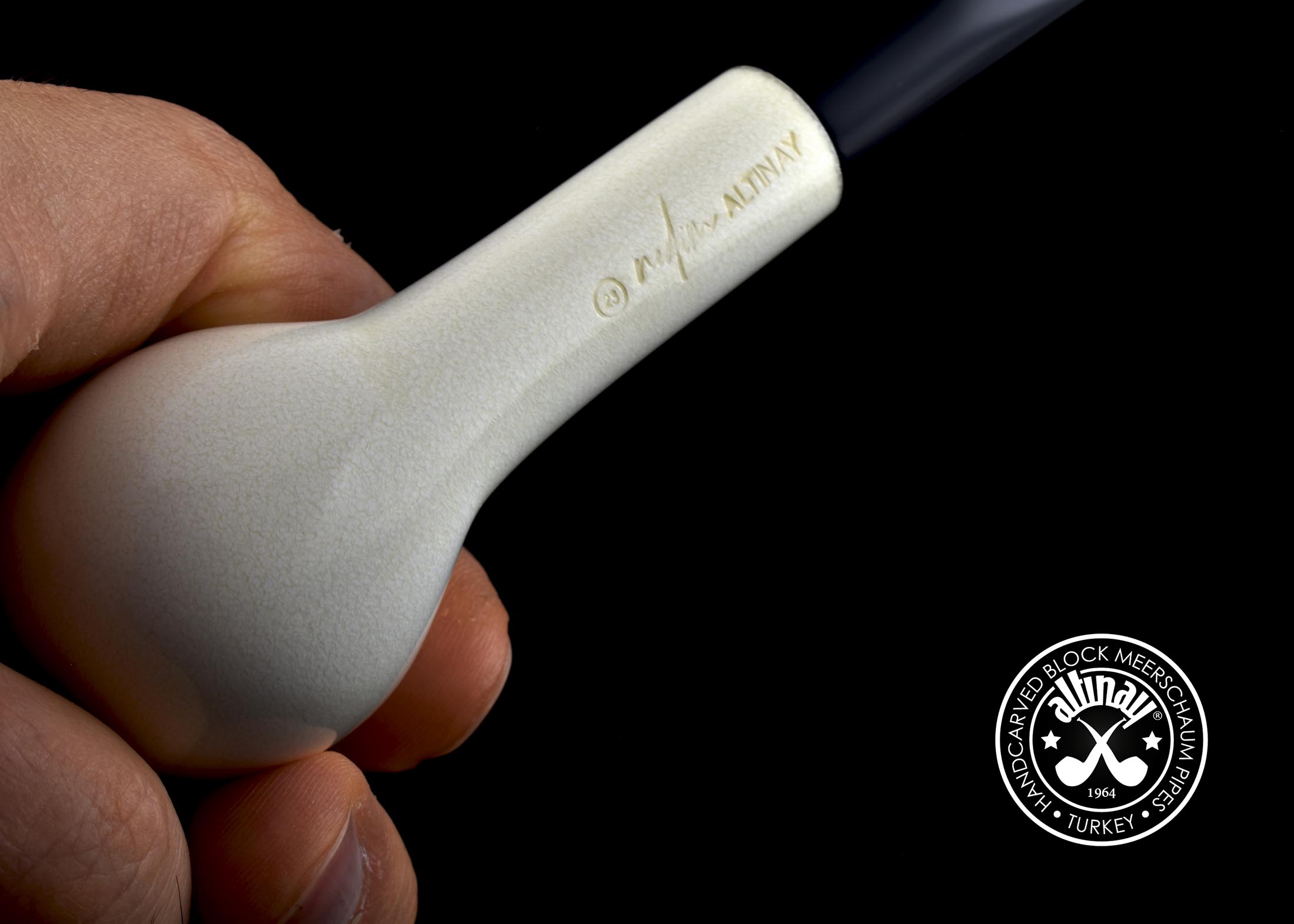 altinay-translucent-top-silver-billiard-meerschaumpfeife image 6