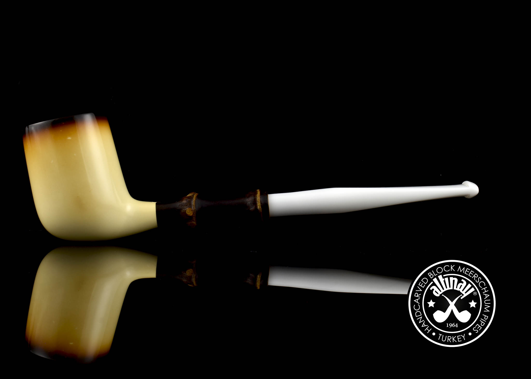 altinay-bamboo-black-billiard-52272-meerschaumpfeife image 3