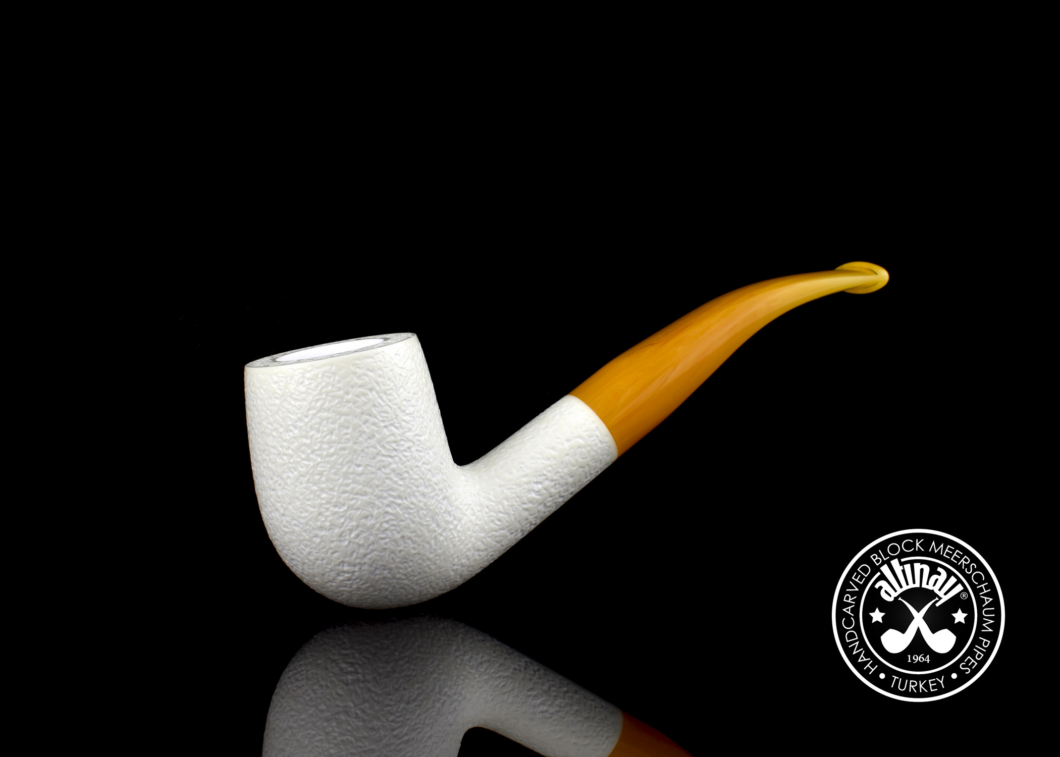 altinay-classic-meerschaumpfeife-billiard-glatt-natur image 1