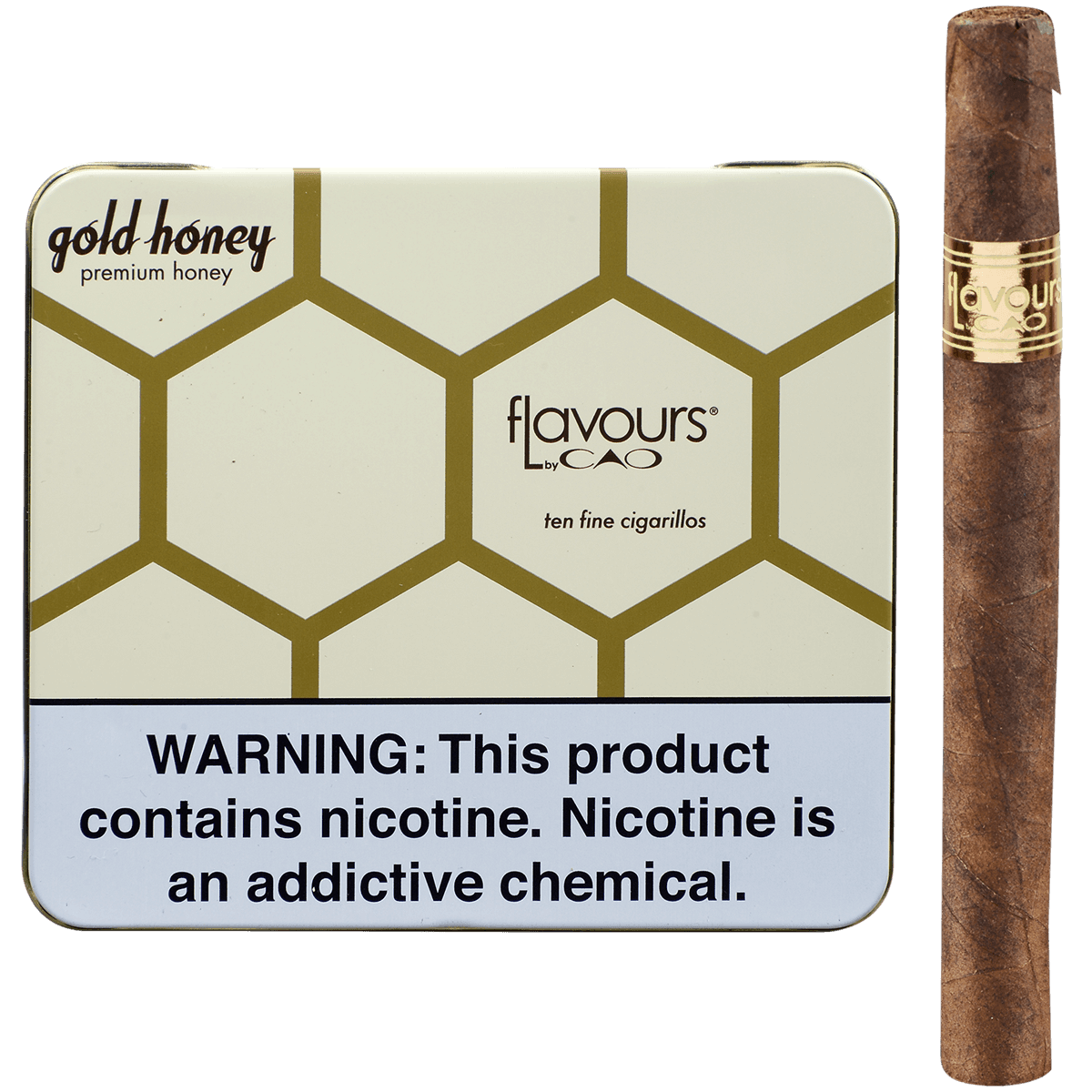 cao-flavours-gold-honey-cigarillos-10er-dose-honig image 1