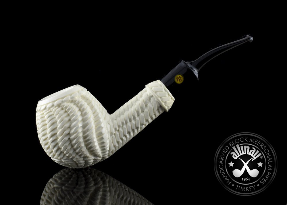 altinay-classic-apple-meerschaumpfeife-halbbent-geschnitzt image 4
