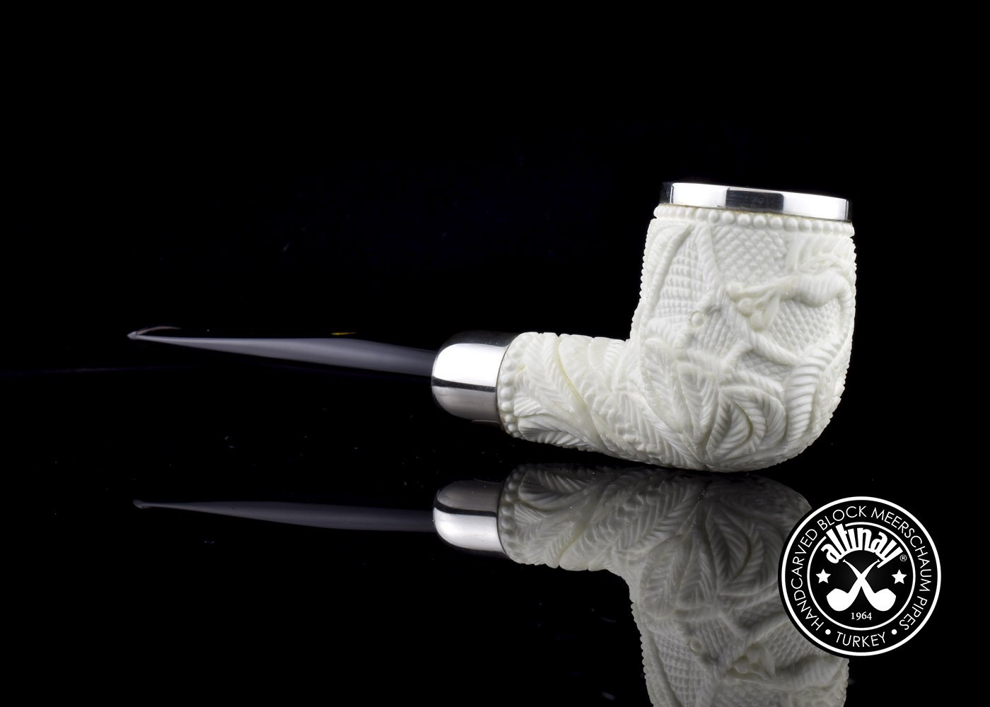 altinay-spigot-army-billiard-meerschaumpfeife-drachenmotiv image 7