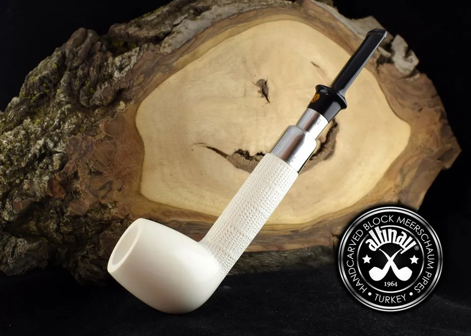 altinay-spigot-meerschaumpfeife-lovat-silber-gerade image 1