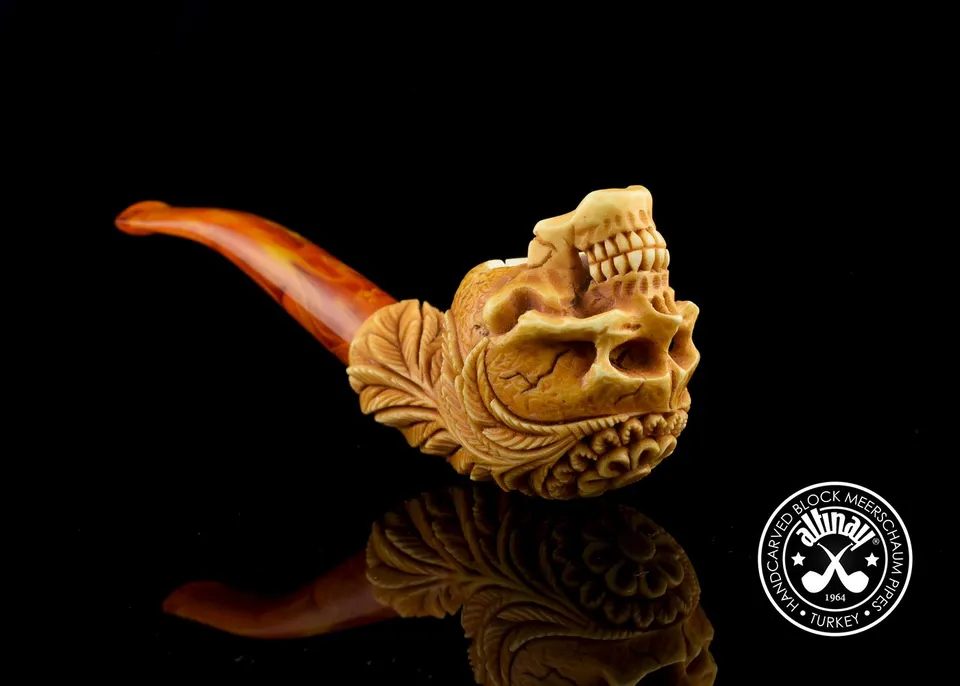 altinay-classic-skull-meerschaumpfeife-totenkopf-figur image 1