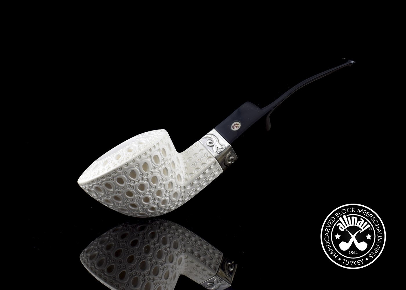altinay-classic-dublin-meerschaumpfeife-glatt-handgeschnitzt image 1