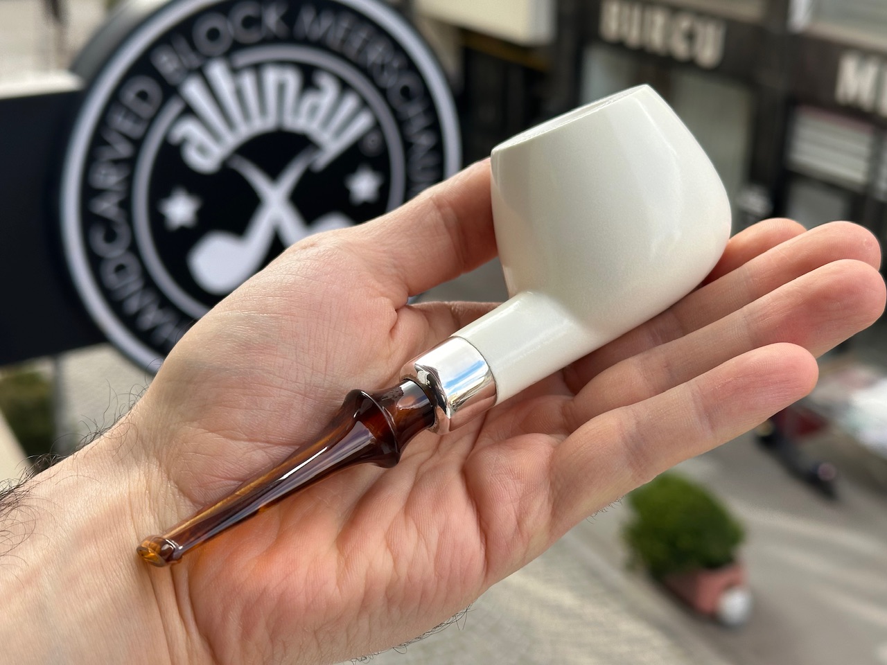 altinay-spigot-xl-apple-silber-army-meerschaumpfeife image 2