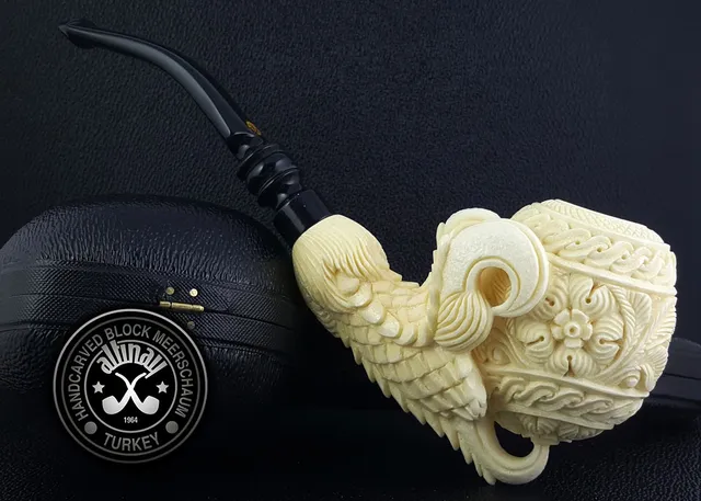 altinay-eagle-s-claw-meerschaumpfeife-adlerklaue-geschnitzt image 1