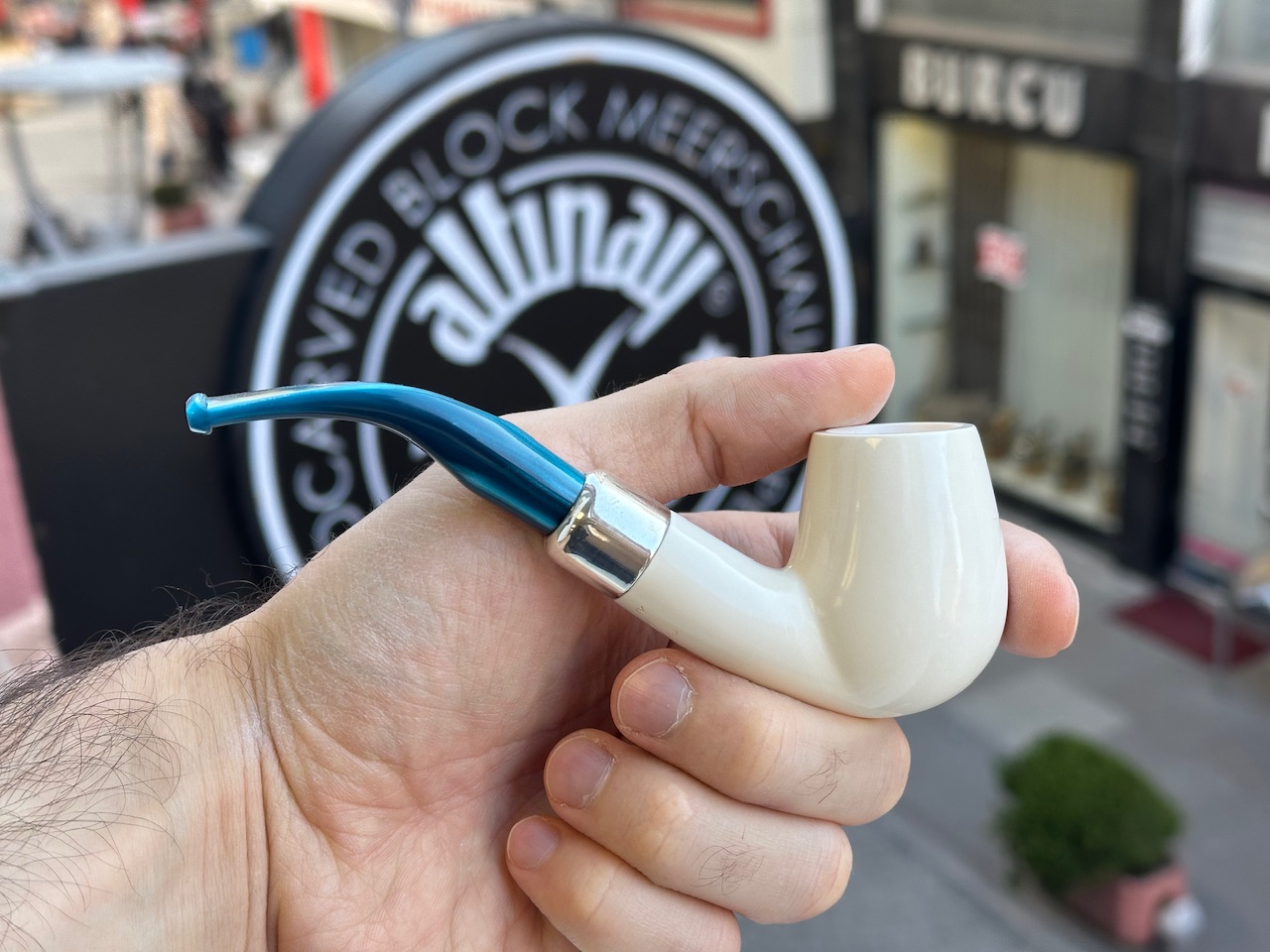 altinay-billiard-silver-army-meerschaumpfeife-spigot image 4