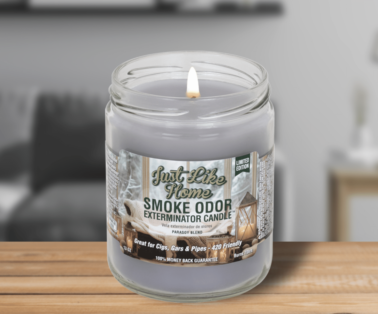 smoke-odor-just-like-home-duftkerze-13oz-zimt-vanille image 2