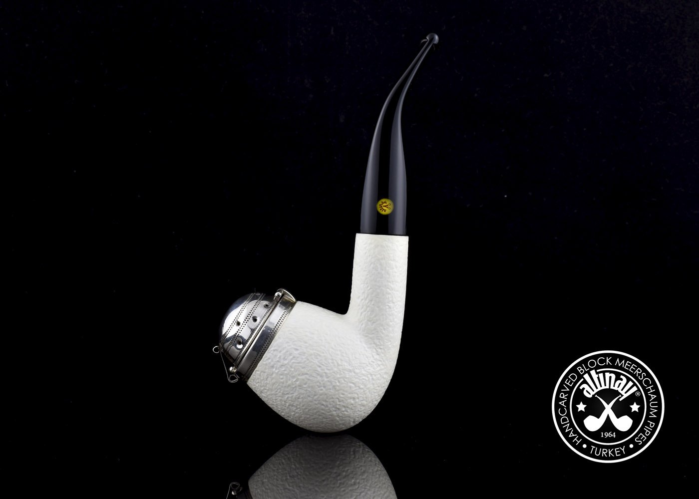 altinay-classic-bent-30623-meerschaumpfeife-silberdeckel image 6