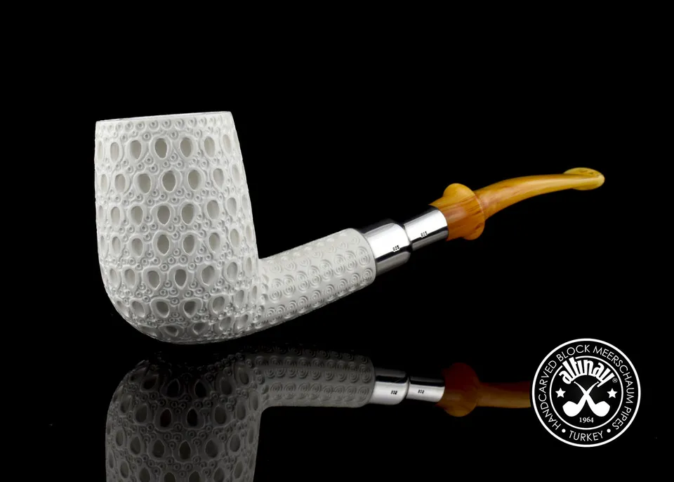 altinay-spigot-xl-billiard-meerschaumpfeife-silberring image 1