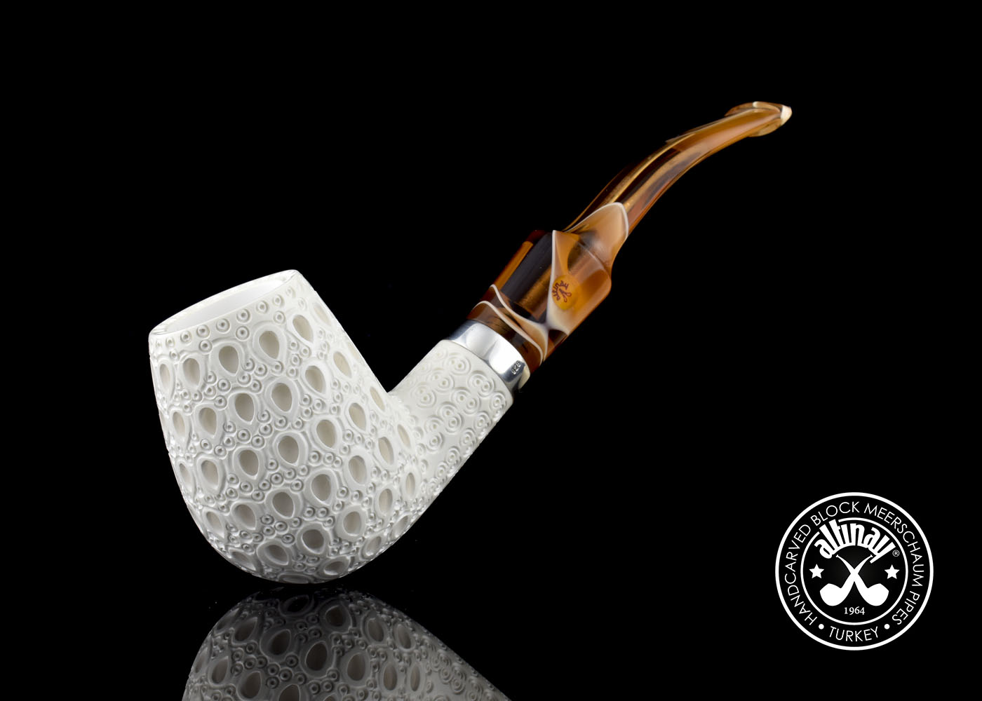 altinay-classic-brandy-meerschaumpfeife-silberband image 2