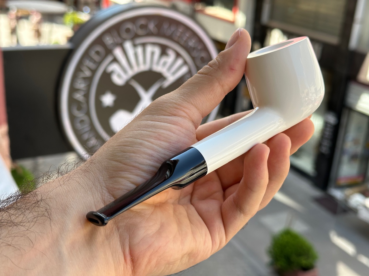 altinay-classic-lovat-meerschaumpfeife-natur-lange-holmform image 2