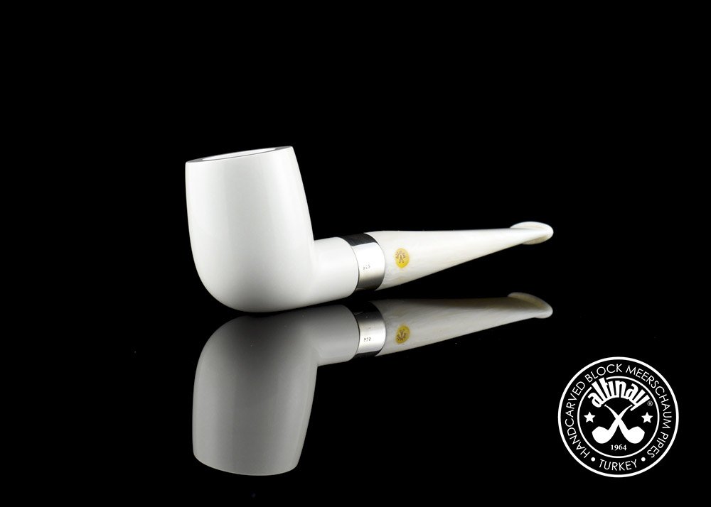 altinay-classic-billiard-meerschaumpfeife-silberring-wei image 2