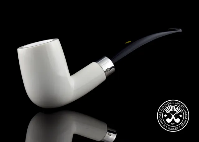 altinay-spigot-billiard-meerschaumpfeife-silber-army-mundst-ck image 1