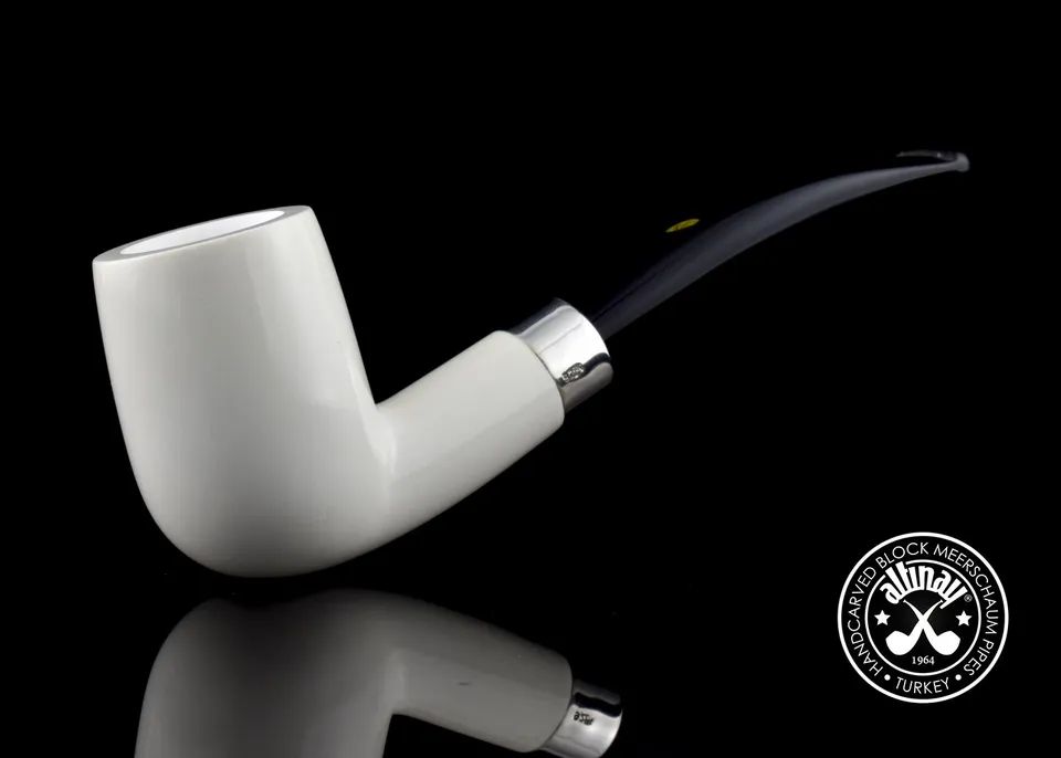 altinay-spigot-billiard-meerschaumpfeife-silber-army-mundst-ck image 1