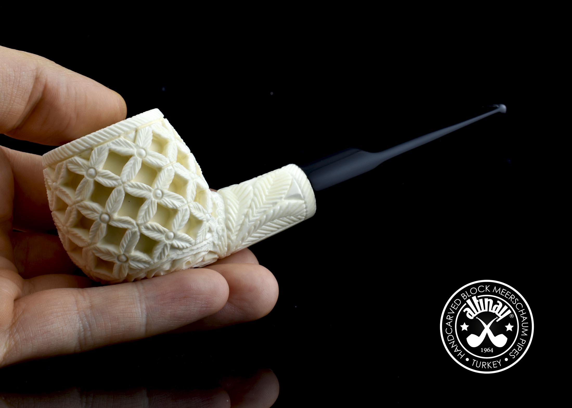 altinay-classic-deep-lattice-apple-meerschaumpfeife image 4