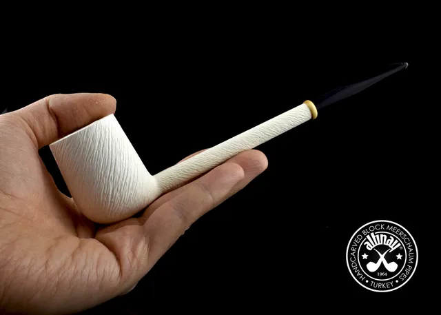 altinay-pencil-shank-bing-billiard-pfeife-meerschaum image 1