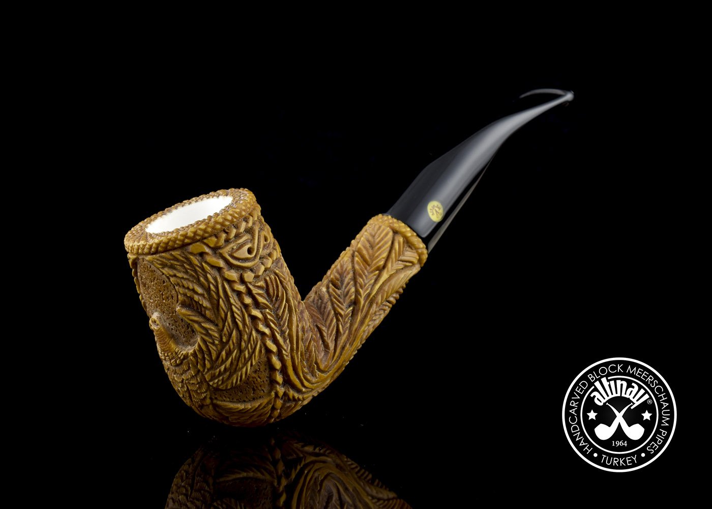 altinay-eagle-s-claw-billiard-tabakpfeife-meerschaum-gebogen image 3
