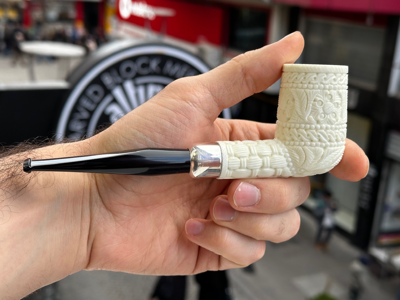 altinay-spigot-army-billiard-silver-army-meerschaumpfeife-2 image 3