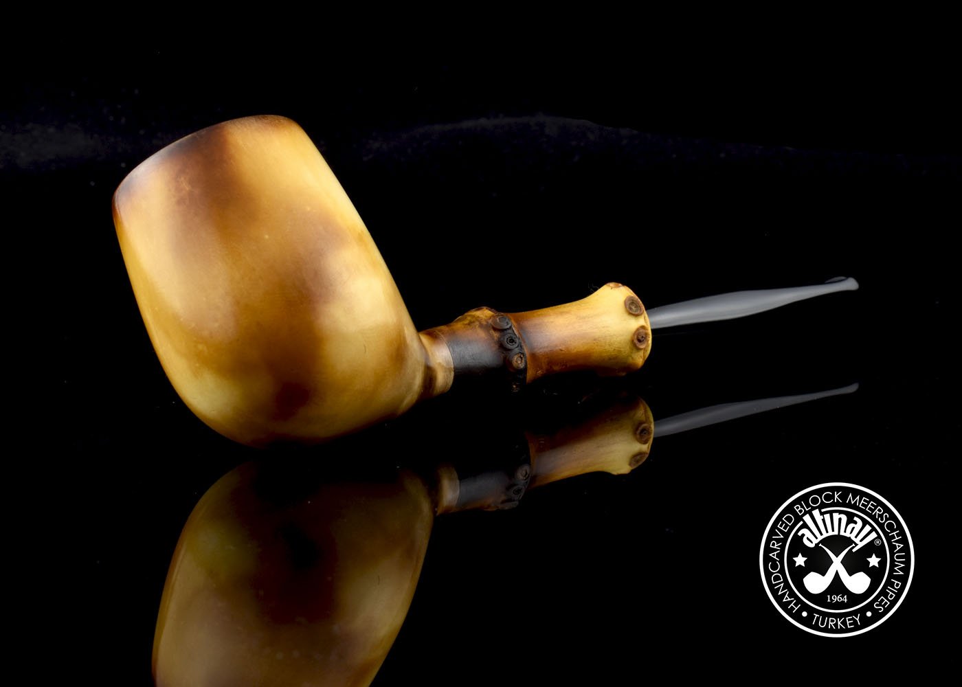 altinay-bamboo-billiard-meerschaumpfeife-mit-bambus-natur image 6