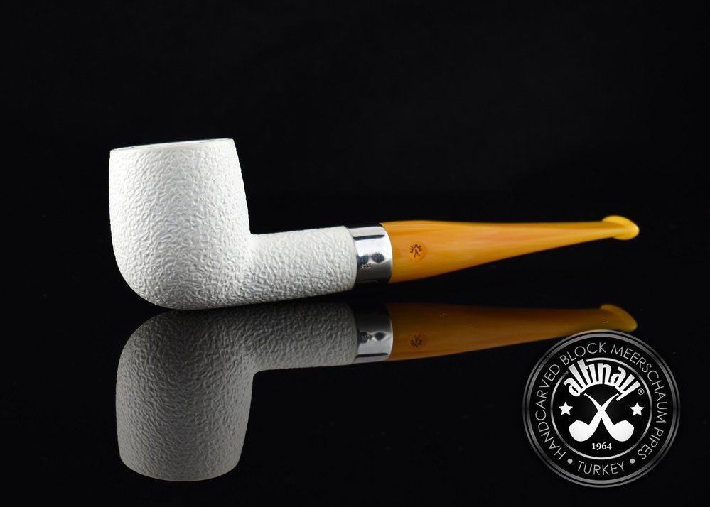 altinay-billiard-meerschaumpfeife-silberring-glatt image 2