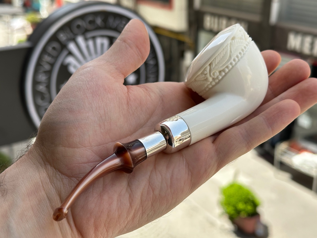 altinay-spigot-dublin-meerschaumpfeife-tabakpfeife-silber-konisch image 3