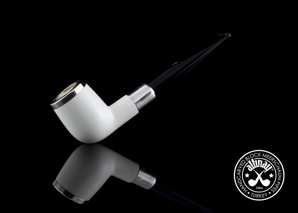 altinay-spigot-army-billiard-meerschaumpfeife-silber-4 image 2