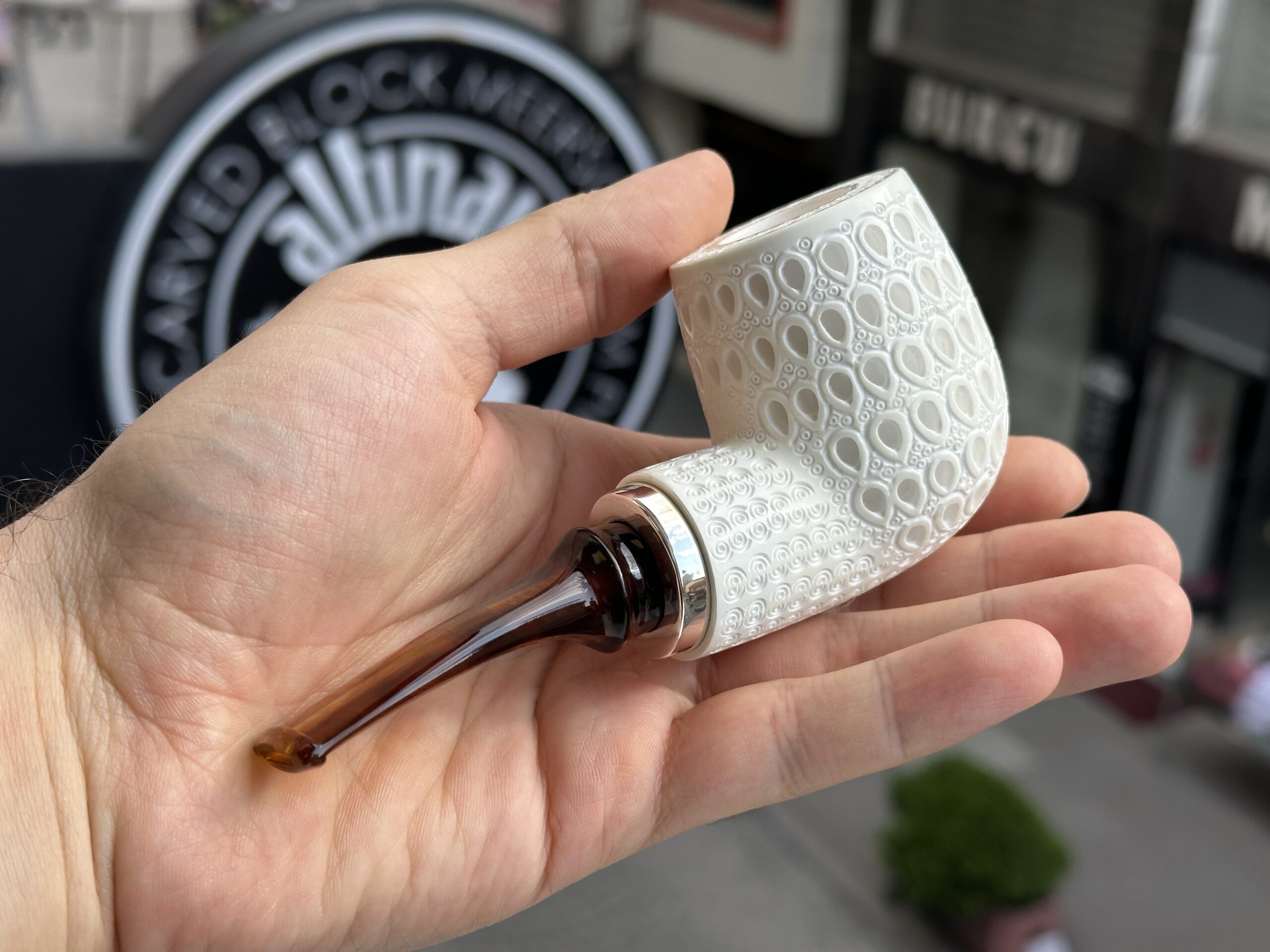 altinay-reverse-calabash-silver-army-meerschaumpfeife image 2
