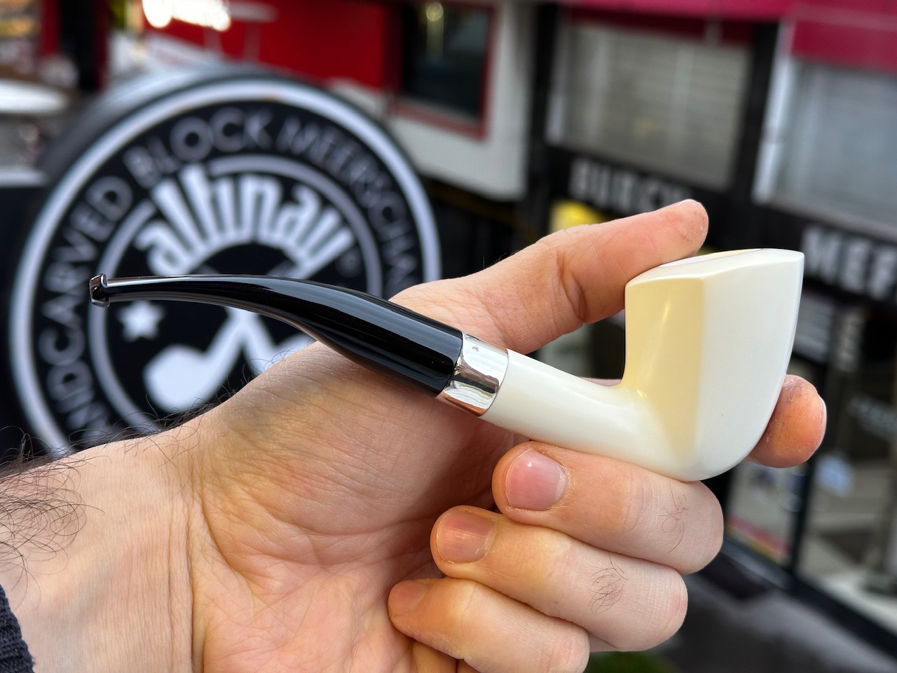 altinay-classic-panel-meerschaumpfeife-silberband image 3
