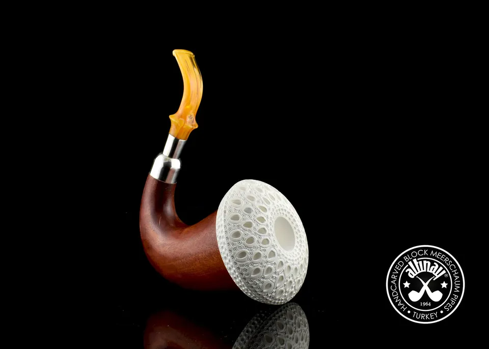 altinay-calabash-okoume-blockmeerschaum-pfeife-large-silber image 1