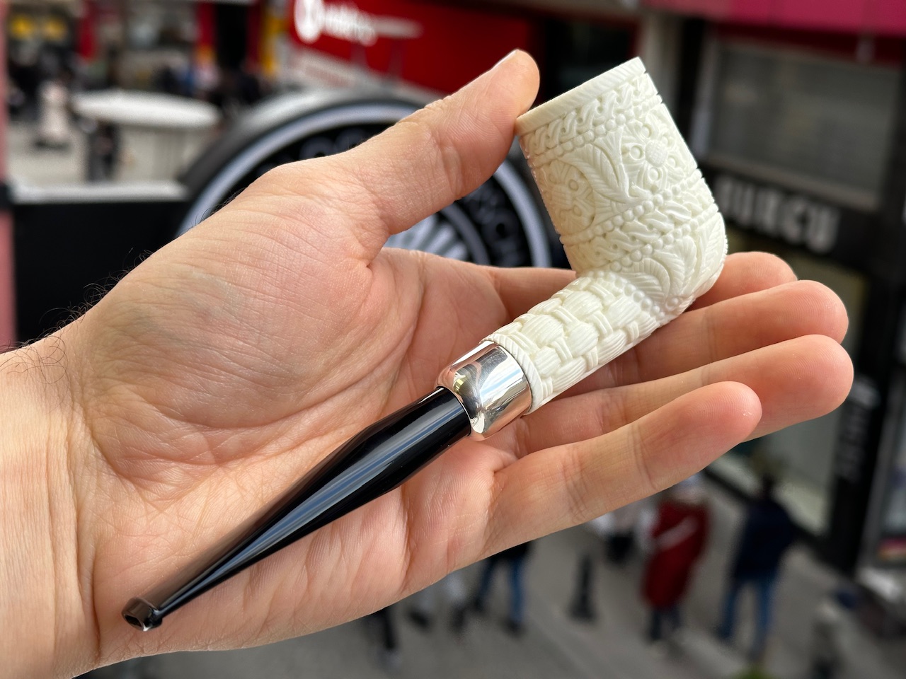 altinay-spigot-army-billiard-silver-army-meerschaumpfeife-2 image 2